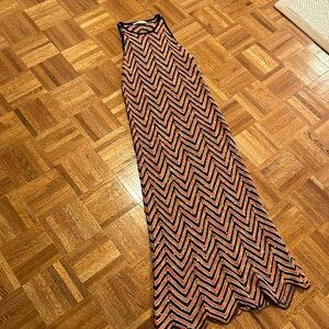 Zara rainbow knit maxi dress